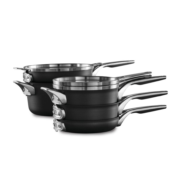 Calphalon Premier Hard Anodized Nonstick 11-Piece Cookware Set