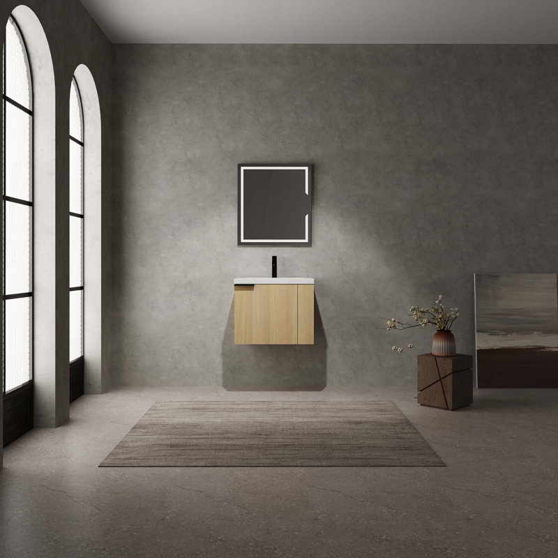 Ensemble de meuble-lavabo de salle de bain 24 po pour grand espace, ensemble d'armoires de salle de bain moderne, ensemble d'armoires de salle de bain