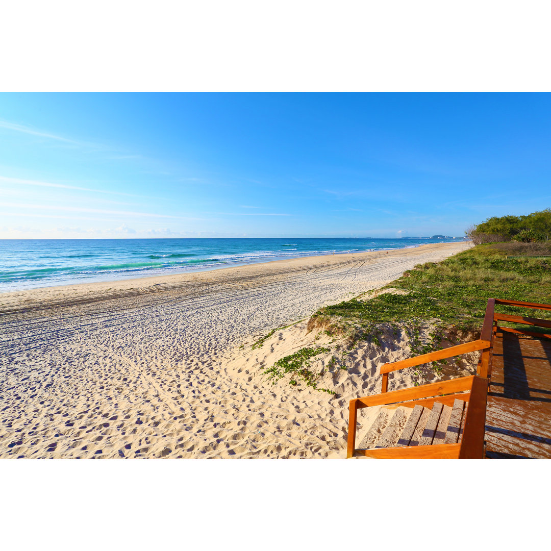 Gold Coast Beach Access von BrendanV - Kunstdrucke auf Leinwand ohne Rahmen