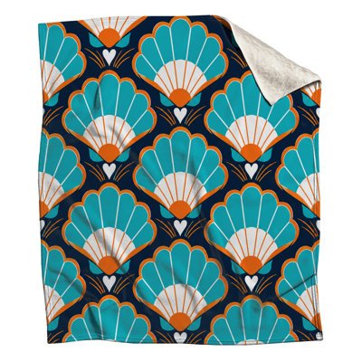 Couvertures bleues et orange
