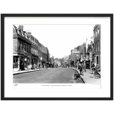 Witham, Newland Street 1900 by Francis Frith - Single Picture Frame Print