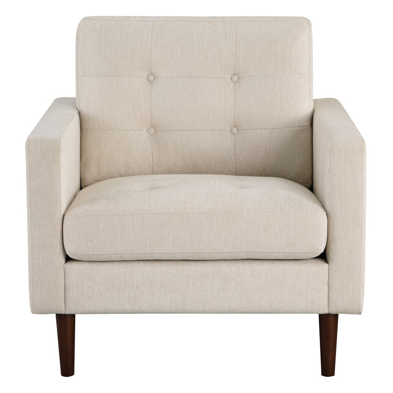 Grayburn Upholstered Armchair, Cream