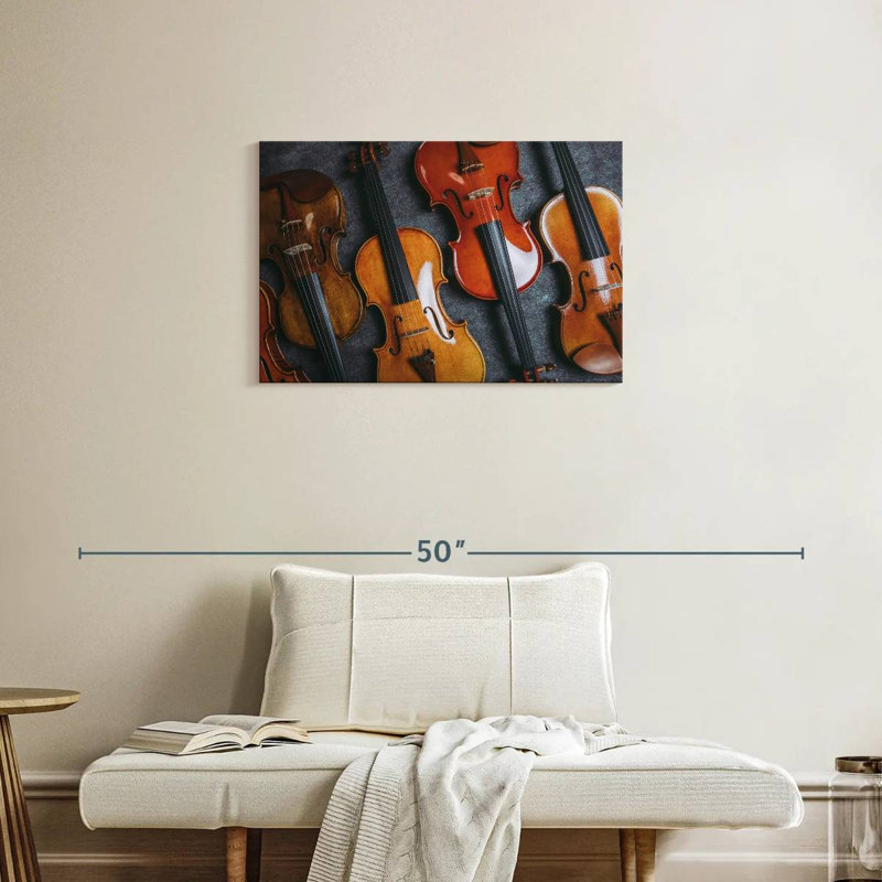 Collection de violons, H 20 po x l 30 po