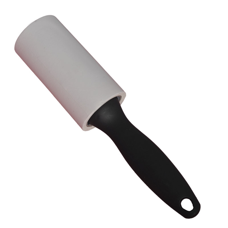 Rouleau pelucheux avec poignée