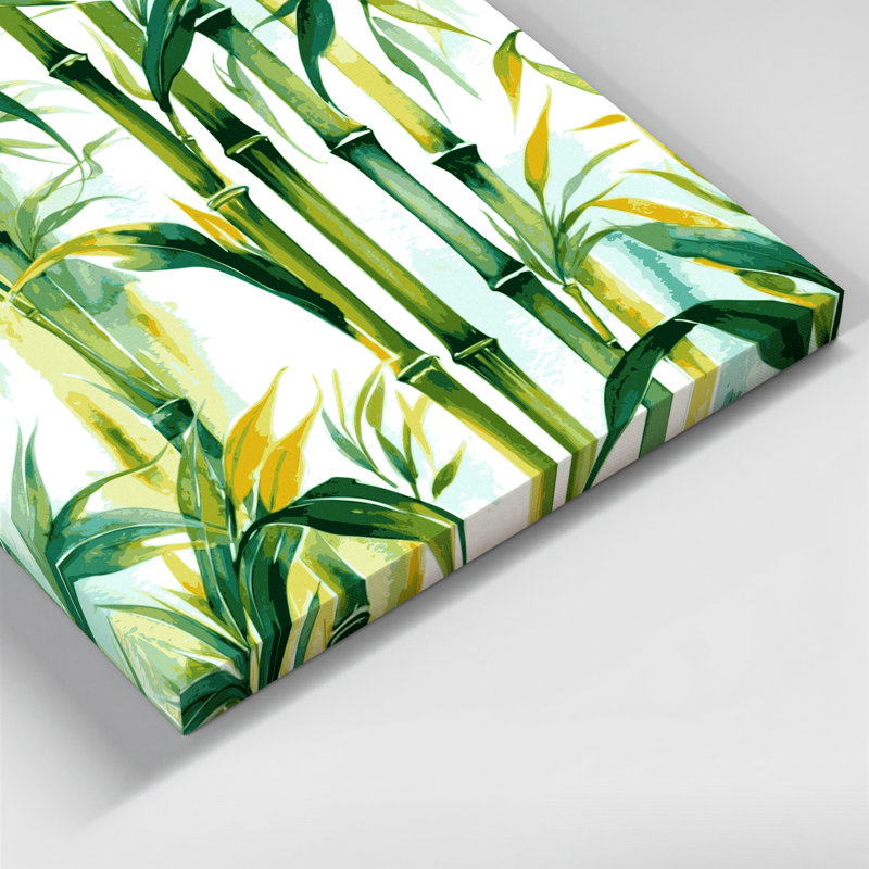 Toile hawaïenne avec bordure en bambou beige, H 32 po x l 32 po