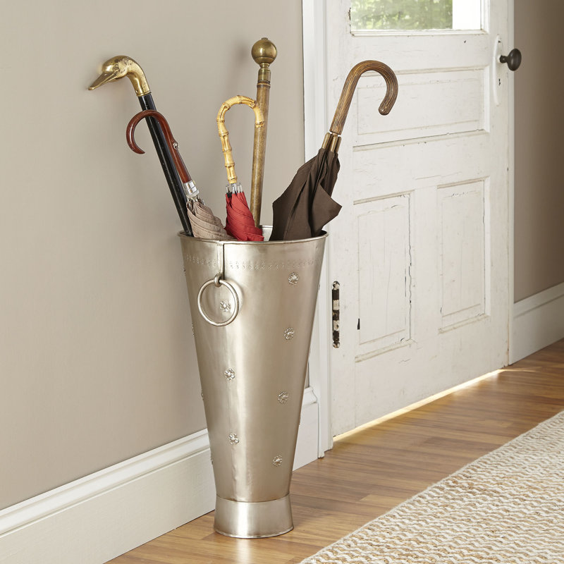 Richfield Antique Silver Umbrella Stand