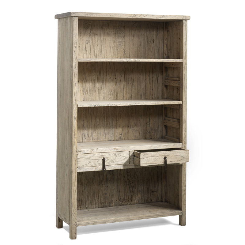 Jixi 150 cm H x 90 cm W Solid Wood Standard Bookcase