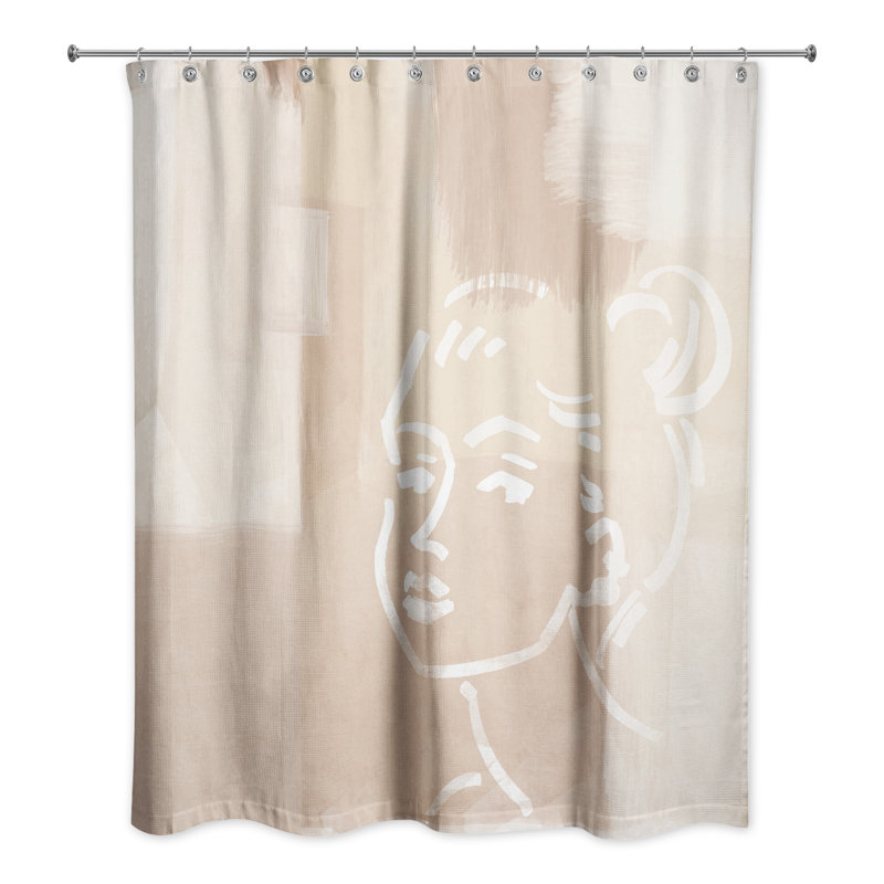 Rideau de douche Neutral Desert Girl