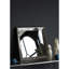 Miroir carré antique argenté de 24 po, détails floraux, plateau décoratif, ajout de style à l'intérieur-998017692