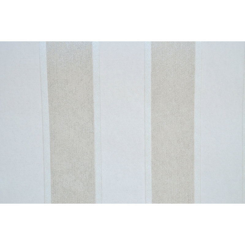 Aenwood 53cm x 10.05cm Glitter Wallpaper Roll, Pearl