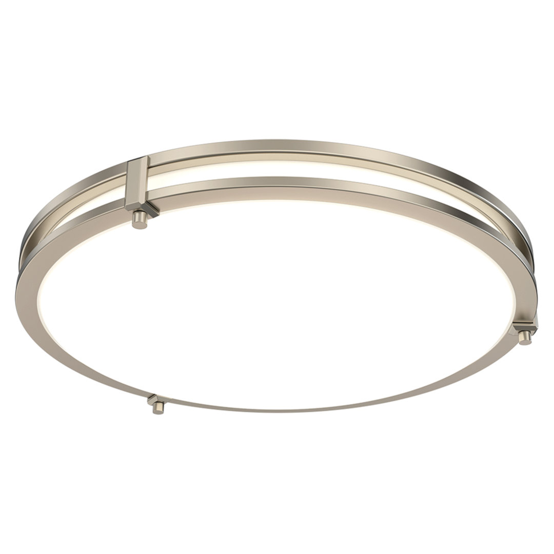 Saturn 16 in. Flush Mount Switchable Matte Black Brayden Studio® Fixture 