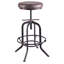 Tabouret de bar rotatif à hauteur ajustable Arefa-1881477364