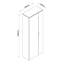 Galaverna 2 Door Manufactured Wood Wardrobe