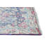 Tapis oriental délavé semi-antique à motif floral 1 pi 6 po x 2 pi 3 po