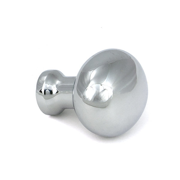 Moore Cabinet Knob, Polished Chrome, 0.98" Knob Diameter