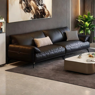 Italian minimalist straight row sofa