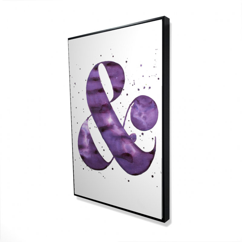 " Ampersand Purple "