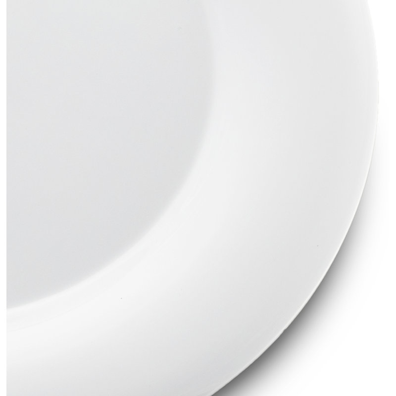 Assiette plate en mélamine 12 po Sierrus ™, Blanc