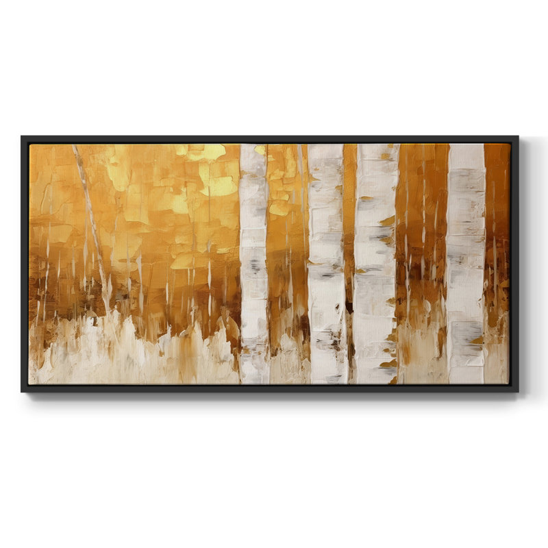 Abstract Series-CMLXX- Framed Gallery Wrapped Canvas -Ready to Hang, Black, 21" H x 41" W