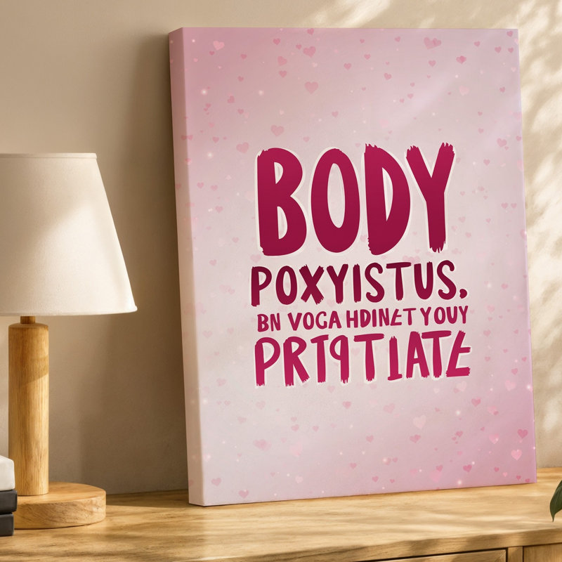 Toile, création d'une œuvre d'art numérique fantaisiste et inspirante, avec un fond mural rose sur fond rose orné de formes de cœur subtiles