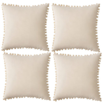 Housse de coussin en velours