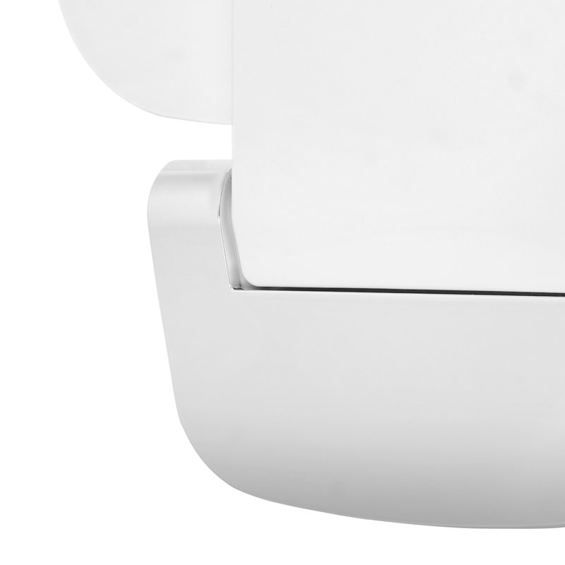 Banc de salle de bain mural pliable avec charge de 440 lb, Blanc