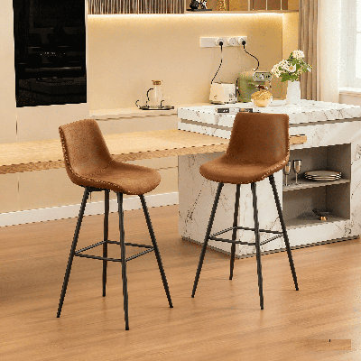 Faux Leather Modern Dining Bartools Stools