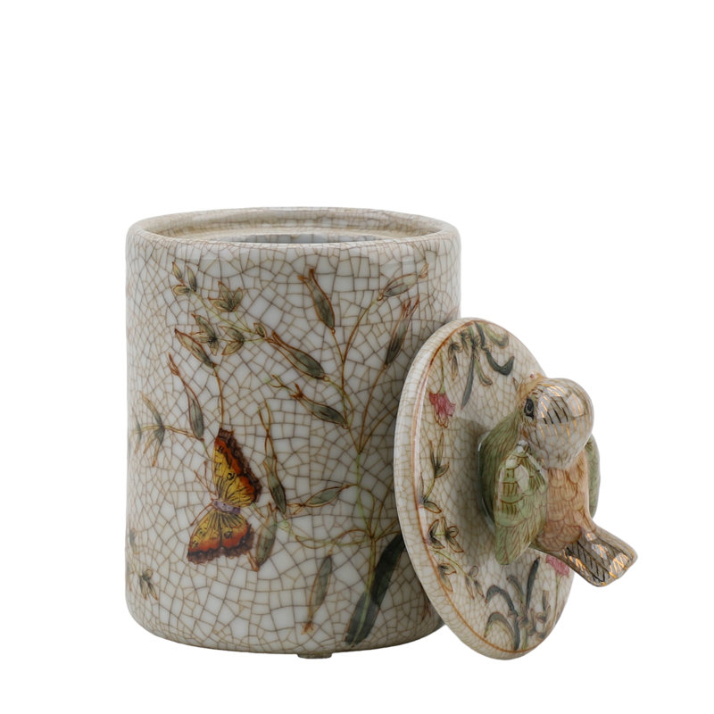 Boîte avec dessus d'oiseau