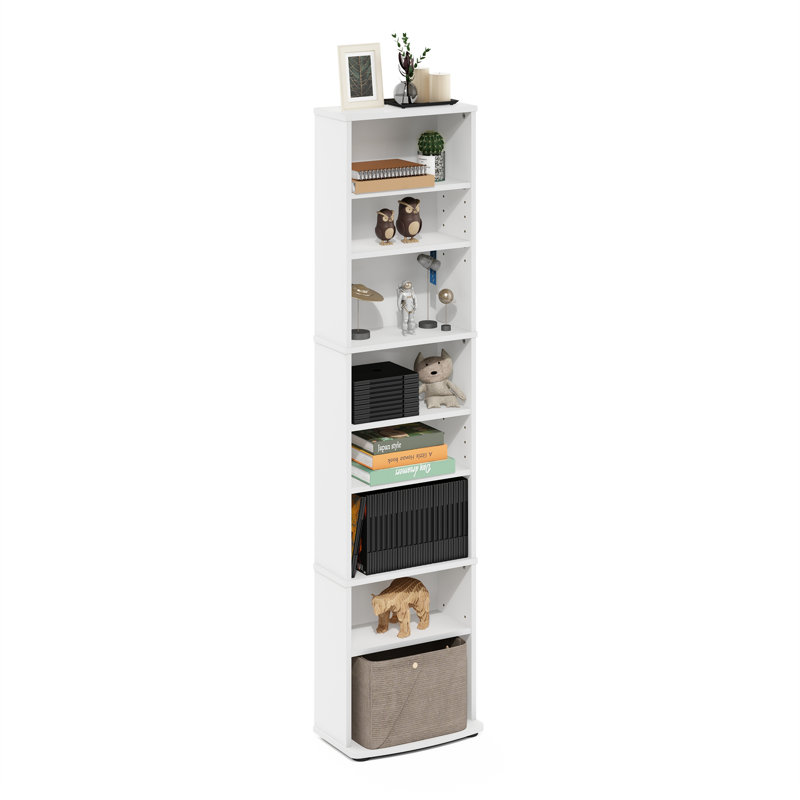 Lansing 54.1'' H Media Shelves, White