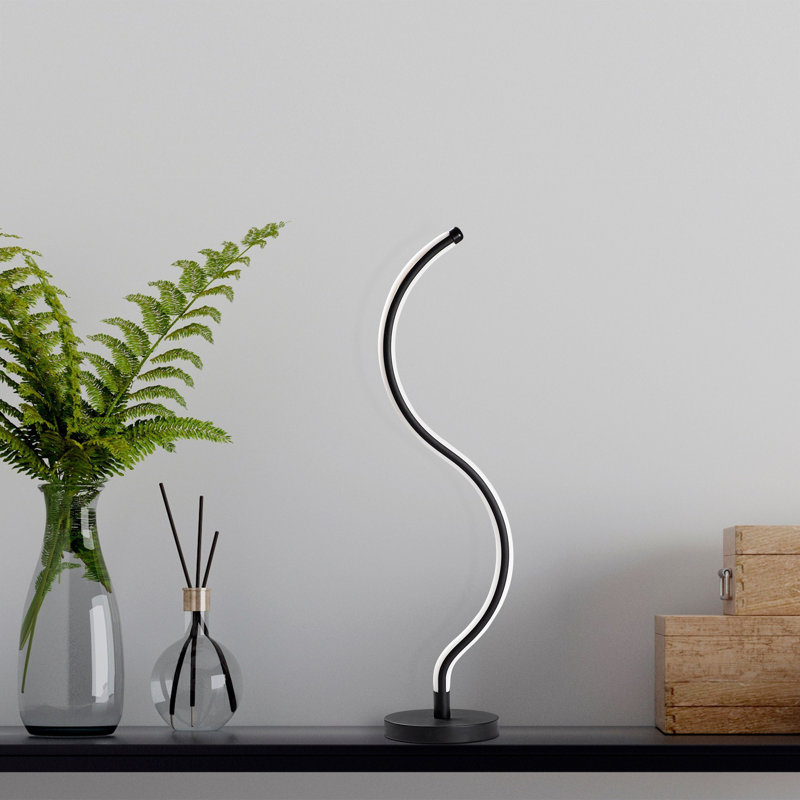 Lampe en métal, Noir