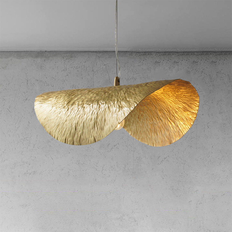 Retro 18" Handcrafted Brass Suspended Pendant Light