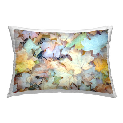 Coussin décoratif imprimé Fallen Fall Foliage par Murray Bolesta