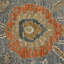 Tapis oriental gris en laine noué à la main Bungalow Rose-1733967162