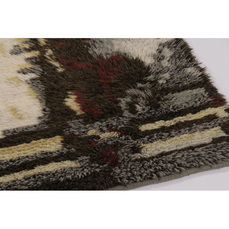 Vintage One-of-a-Kind 3'9" x 6'6" Hand Knotted Area Rug