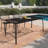 Myion Outdoor Dining Table withMesh Design Garden Furniture Steel-99010280