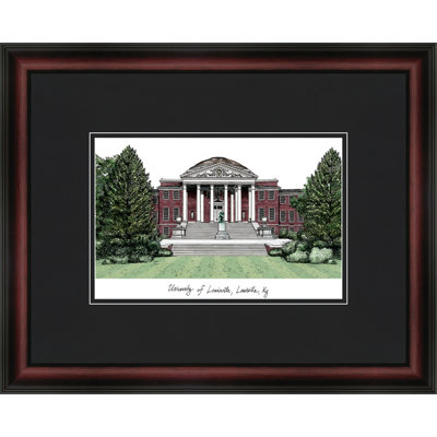 NCAA Louisville Cardinals Academic Lithograph Picture Frame
