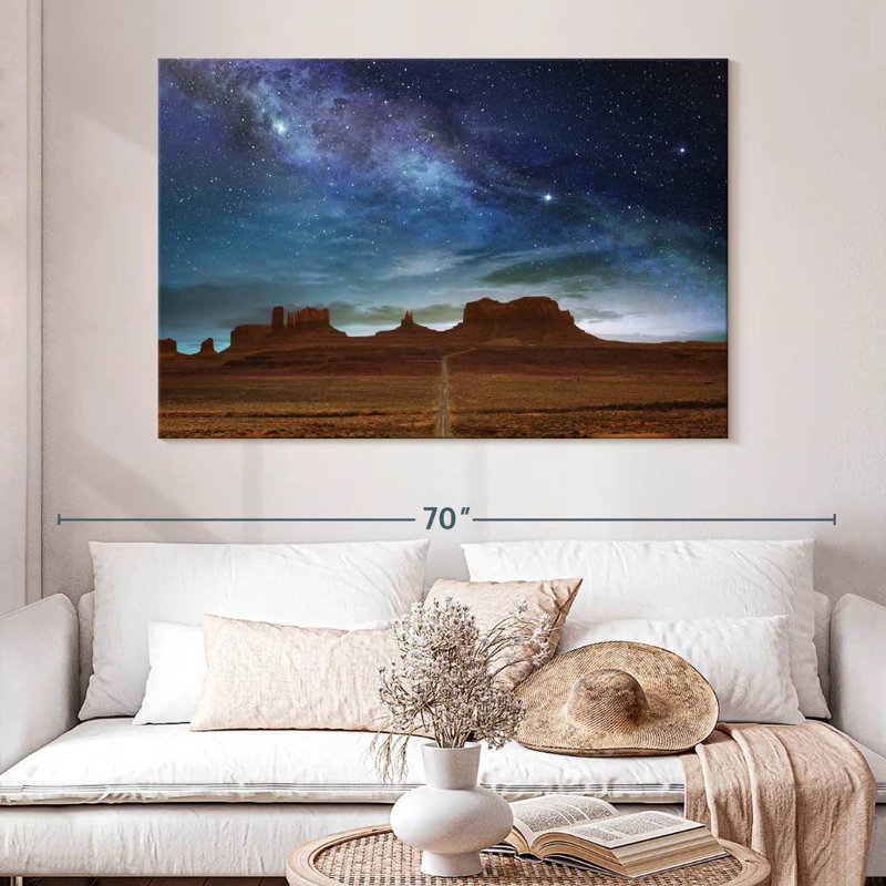 Alvord Monument Valley Stars, H 34 po x l 51 po