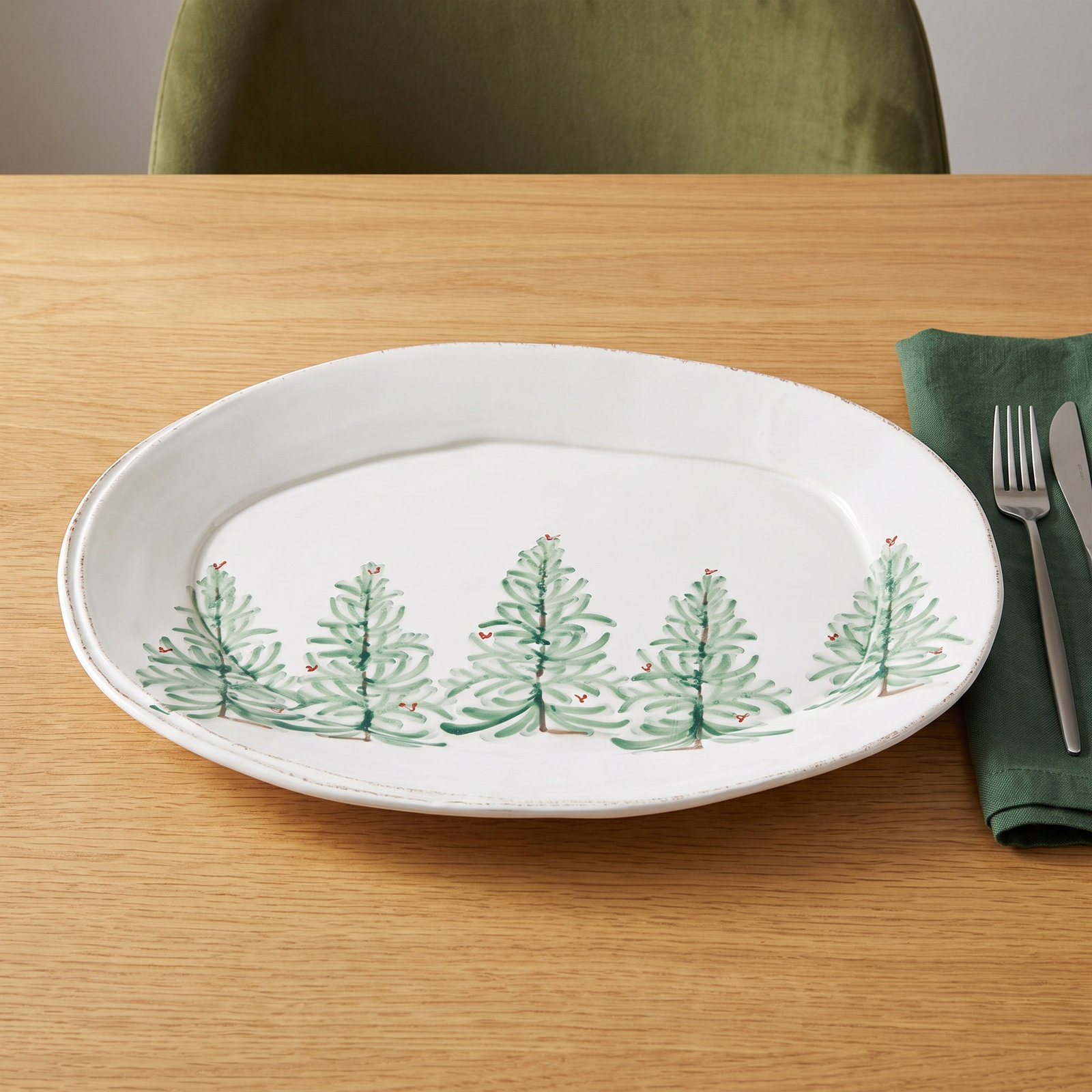 Melamine Lastra Oval Melamine Platter