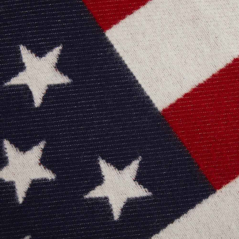 Jeté en laine American Flag