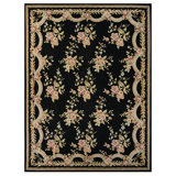 Wool Floral Area Rug
