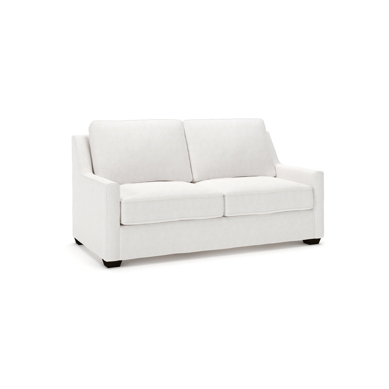 Gemi 72'' Upholstered Sofa, Nomad Snow Crypton® Chenille