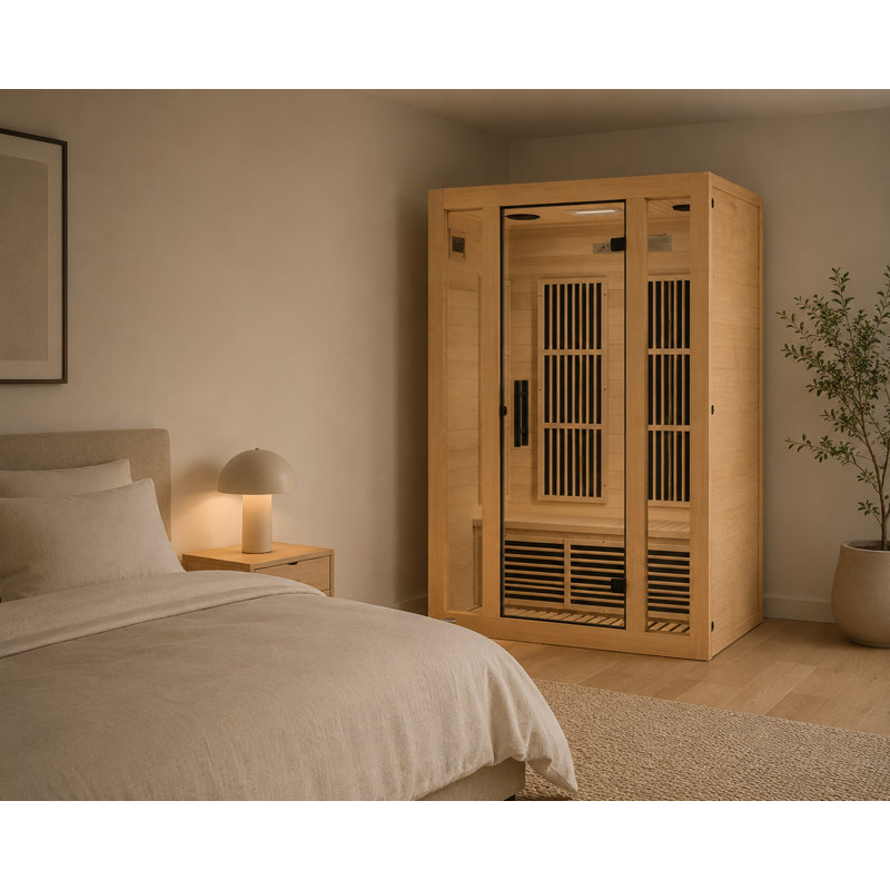 Dynamic Saunas 2 - Person FAR Infrared Sauna in Hemlock