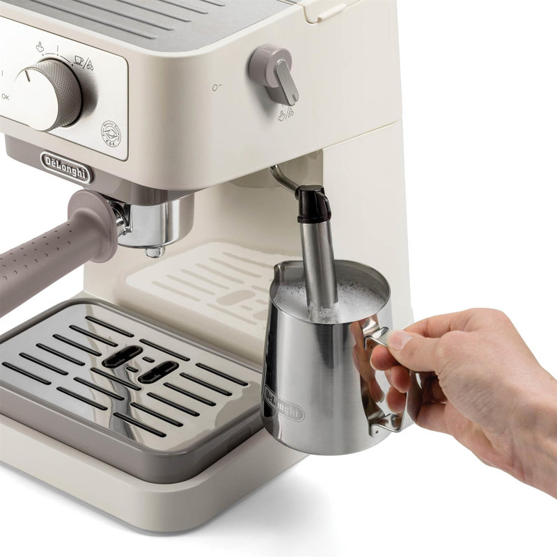 De'longhi Stilosa Manual Coffee Machine, Cream