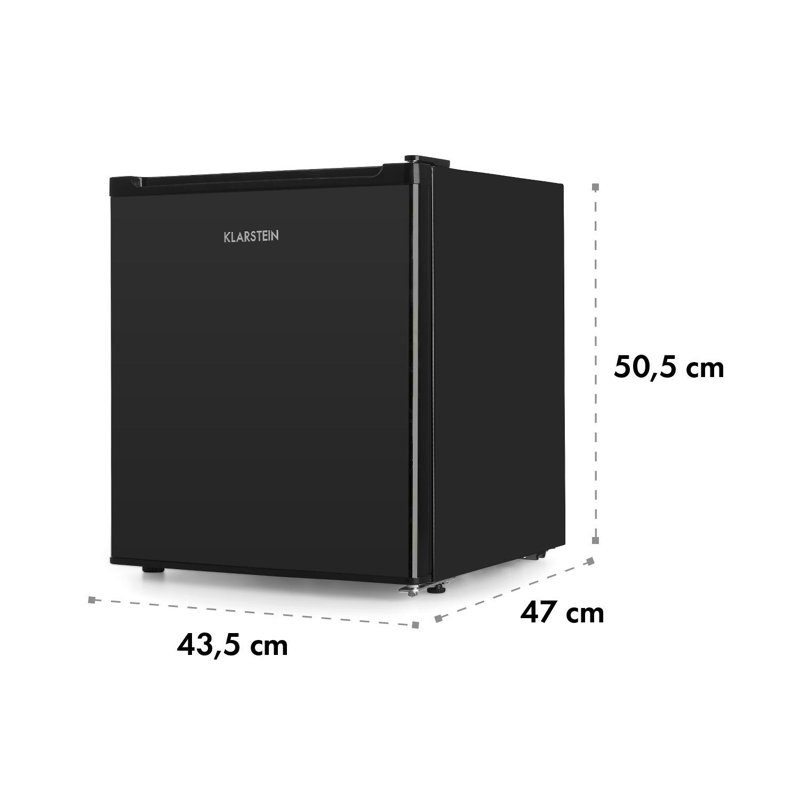 Klarstein Scooby 40m³ L Freestanding Mini Fridge, Black