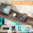 Wooden Storage Bed Frame With Led Bookcase Headboard-98972607-98972609