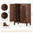 6-tier Shoe Storage Cabinet With Doors And Adjustable Shelves For Entryway