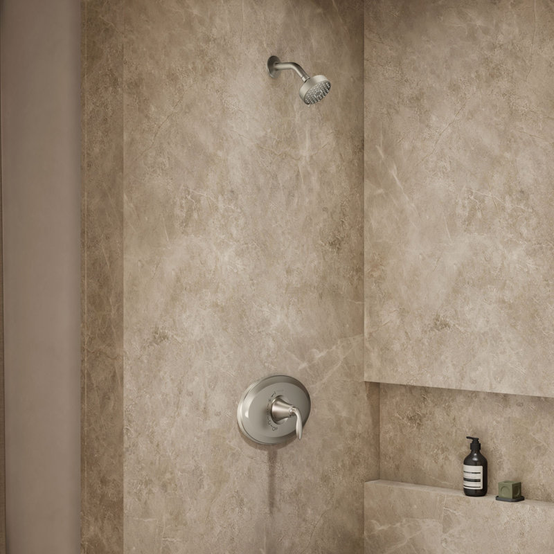 Remodel Rite-Temp Shower Trim Kit With 1.75 Gpm, Vibrant Brushed Nickel