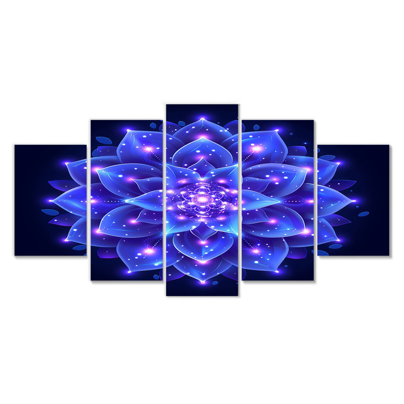Décoration murale 5 pièces Rusch - Boho Mandala