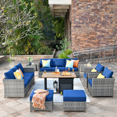 Belby 10 - Person Outdoor Seating Group with Cushions