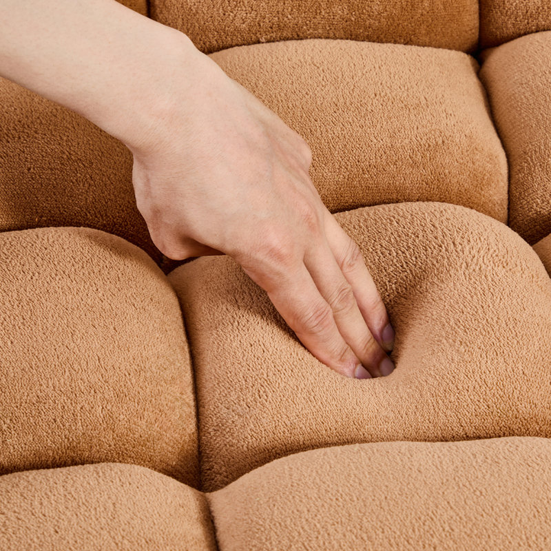 Chaise de plancher, chaise de jeu pliante à 14 positions réglables avec support pour le dos, structure en métal robuste avec mousse recyclée et surface en molleton corail, multifonctionnel pour la lecture, la détente et le brun